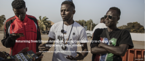 Returning from Libyan detention, young Gambians try to change the migration exodus mindset - COVER IMAGE