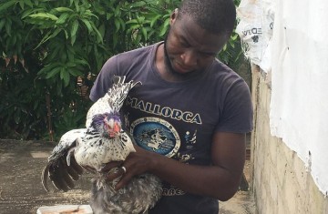 "I know that I can be bigger and better developing my poultry here than if I were in Germany or some other country. I am contributing to The Gambia, my homeland."