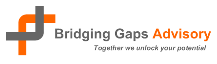 Bridging Gaps Advisory's Logo'